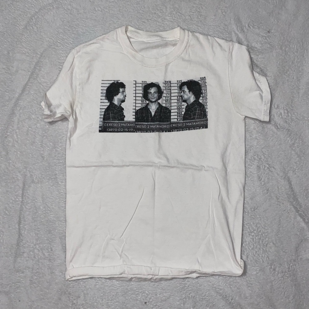 Criminal Minds Spencer Reid Mugshot Tee Shirt